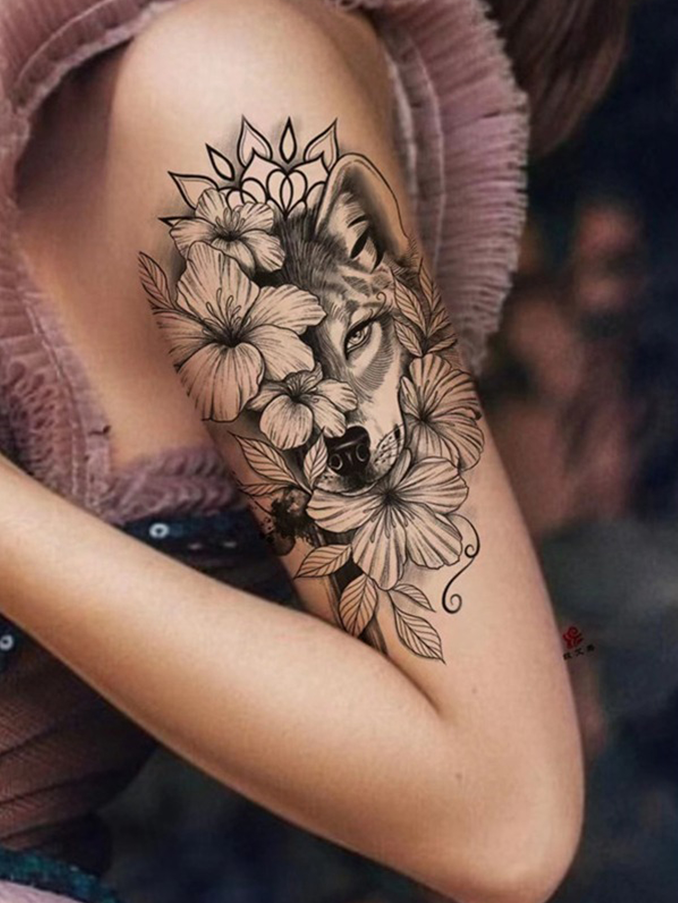Animal Style Waterproof Arm Tattoo Sticker